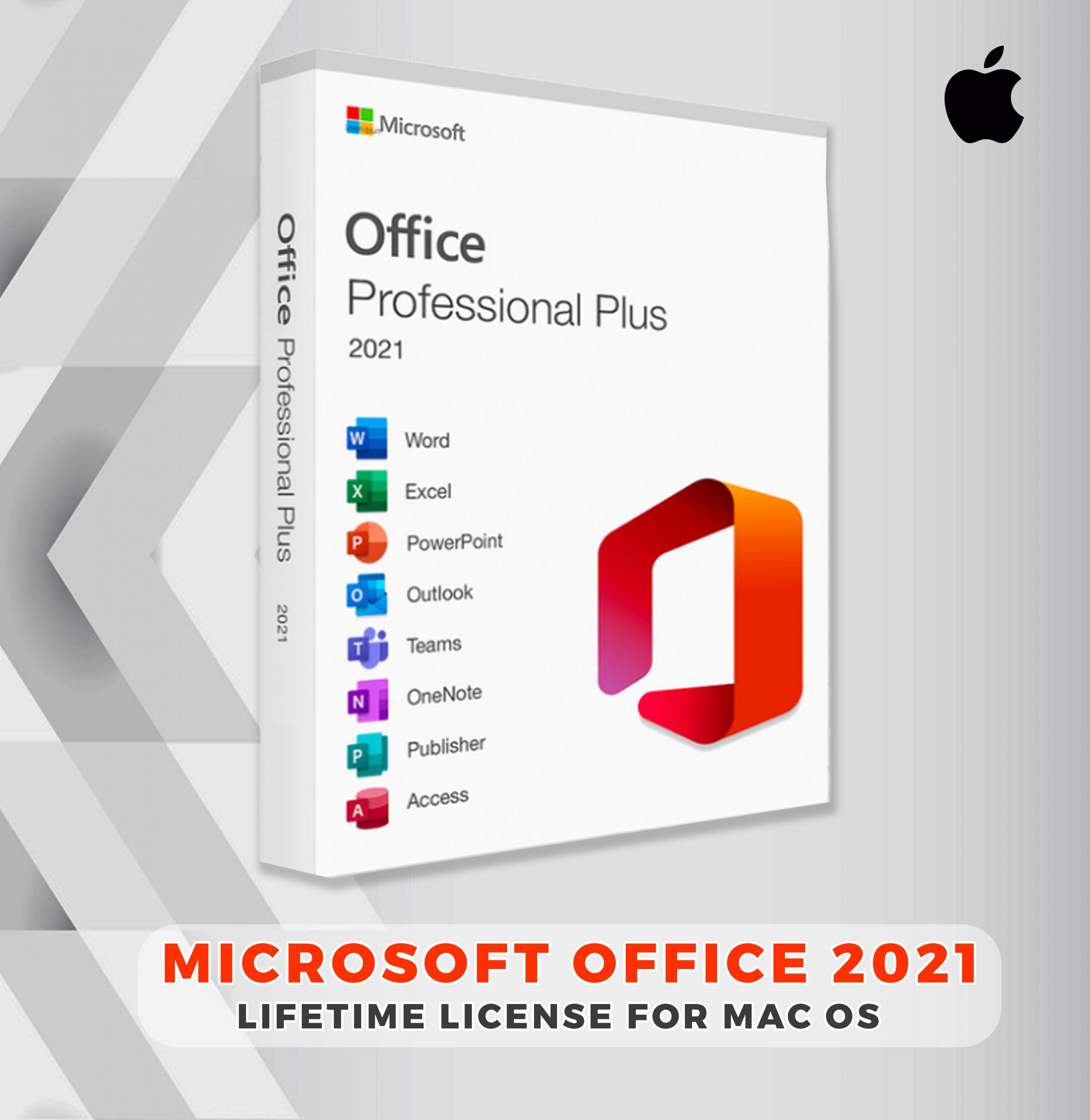 Microsoft Office Professional 2021 for Mac OS: Lifetime License